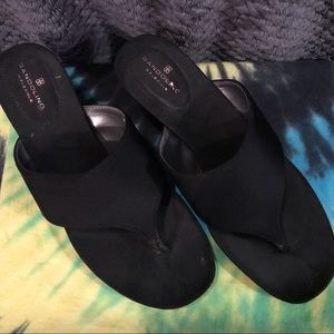 Bandolino Wedge Thong Sandals